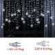 thumbnail image 3 of Christmas Lights Outdoor Decoration Hanging Led Snowflake Lights Curtain String Lights Party Garden Eaves Decoration., 3 of 5
