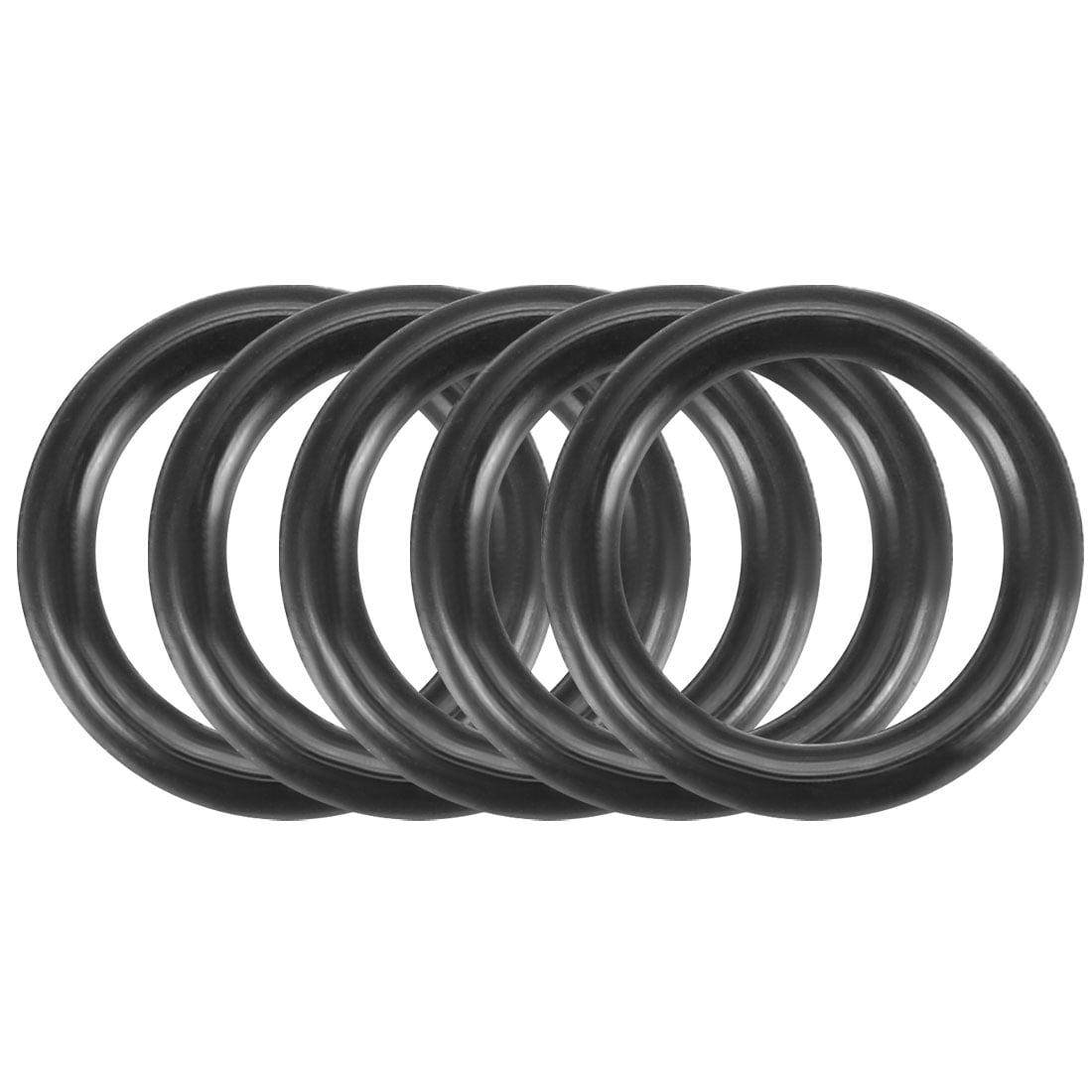 100pcs 4mm x 1.5mm Black NBR Nitrile Rubber O Ring Seal Grommets 
