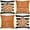 Orange, variante sur Housses de Coussin Décoratives d'Automne 16x16 Ensemble de 4 Pois Citrouille Feuille d'Érable Joyeux Automne Rayures Extérieures Coussins Décoratifs pour Canapé Ferme Orange Action de Grâce