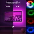 LED Strip Lights with IR Remote Control RGB for Bedroom, Home, TV Backlighting 16.4ft