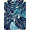 Blue, Pattern 10, variant on ODIKA 4'x6' Machine Washable Non-Slip Area Rug, Modern Teal High Traffic Rug, Blue, 1251048
