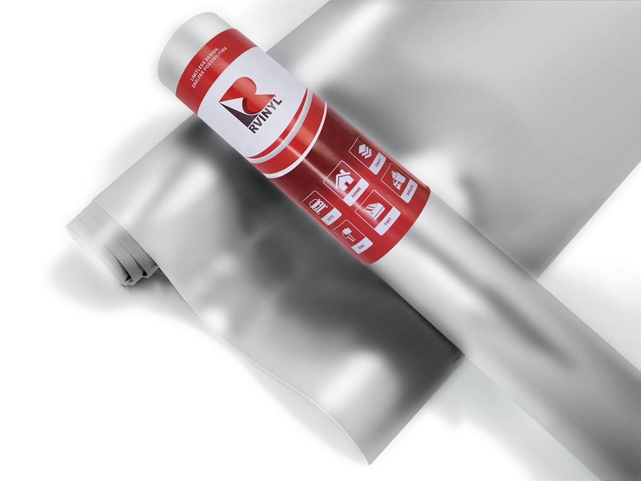 Oracal 651 Glossy Vinyl Roll - Light Grey, 12 Inches By 150 Feet - Perfect For DIY Crafts & Outdoor Decals