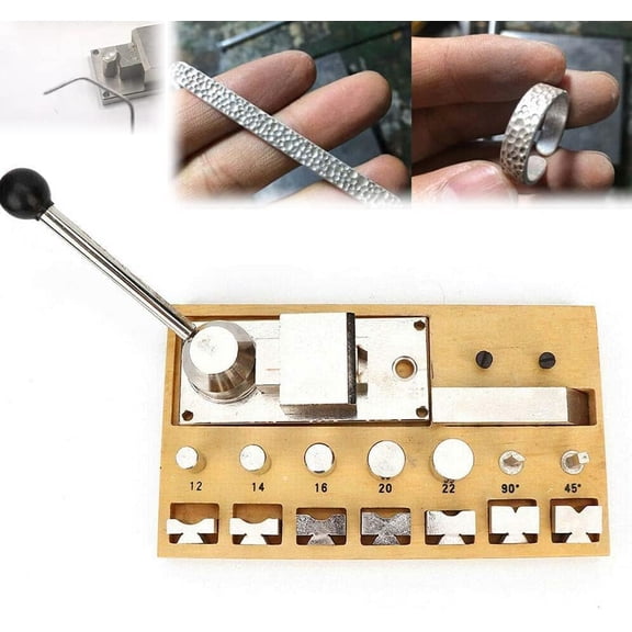 GDAE10 Jewellery Making Kit, Ring Bending Tools Set Earring Ring Bender Machine Hand Beading Supplies Crafts Maker US Professional