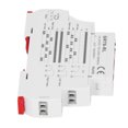 thumbnail image 1 of Relais Double, Indicateur LED 0.1s à 10 Jours Ignifuge Installation Facile 12V-240V Type Circulation Alternative Relais de Temps pour LEDs, 1 of 7