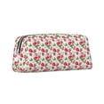 thumbnail image 2 of Uemuo Strawberry1 Printed Leather Pencil Case, Pencil Pouch, Portable Pencil Bag, Pen Case for& Office, 2 of 7