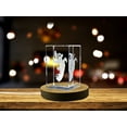 thumbnail image 2 of Melodic Harmony - Jazz Orchestra Musical Heart - 3D Engraved Crystal, 2 of 5