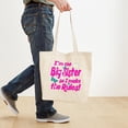 thumbnail image 6 of CafePress - Big Sister Makes The Rules Tote Bag - Unisex Canvas Tote Bag, Beige, 1-Piece, 6 of 9