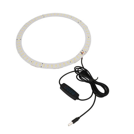 

Round LED Light Plate Multiple Power Supply Modes 10 Brightness Circle Shaped LED Light Panel 3200-6500K USB Power Port For Replace