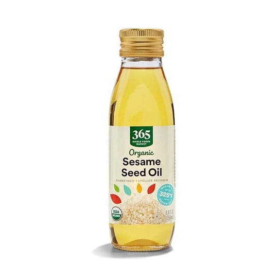 1x 365 by Whole Foods Market, Organic Sesame Seed Oil, 8.4 FZ