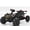 Black, variant on Kids Scooter, 3 Wheel Kick Scooter for Kids with Music, PU Flash Wheels, 5-Position Height-Adjustable, One Touch Foot Brake, Buildable Blocks