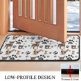 thumbnail image 3 of Chihuahua and Footprints Door Rugs,Washable Non Slip Door Mats Indoor,Decorative Door Mats,Entry Mat Indoor for Entrance,Bedroom,Kitchen,Bathroom,30"x17", 3 of 6