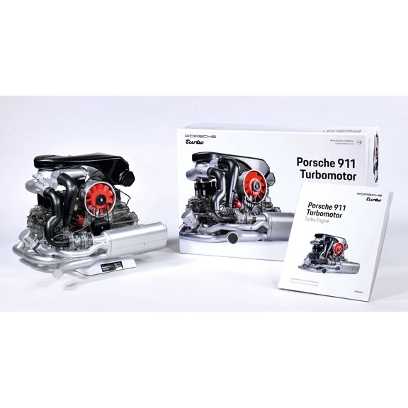 Franzis Porsche 911 Turbo Model Engine Kit with Collector's Book