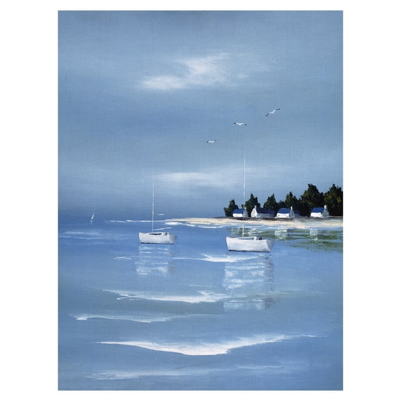 Masterpiece Art Gallery Blue Ocean Sail By Frederic Flanet Canvas Art Print 30" x 40"