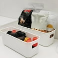thumbnail image 3 of Plastic Storage Baskets for Organizing, Storage Bins for Shelves - Kitchen Pantry Cabinet Fridge Organizer Bins Food Organizer for Bathroom, Bedrooms, Kitchen, 3 of 4