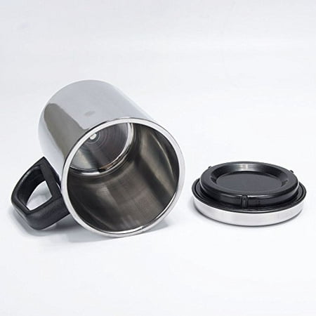Ainest Stainless Steel Travel Coffee Mug Tea Cup Insulated Double Wall 350ml 500ml