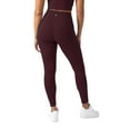 thumbnail image 5 of YITTY Active Women's UltraLuxe High-Waist Pocket Legging, Athleisure, 4-Way-Stretch, Burgundy, XXL, Regular | 27" Inseam, 5 of 8