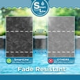 thumbnail image 3 of SmartLine 21' Round River Slate Overlap Above Ground Swimming Pool Liner, 54" Height, 20 Gauge, 3 of 6