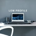 thumbnail image 3 of VIVO Black Ultra Slim 32" Desktop Converter, Sit Stand Tabletop Monitor Riser, 3 of 8