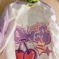 thumbnail image 2 of Camiseta con estampado de frutas Kawaii para mujer, de manga corta Camiseta holgada Harajuku, camiseta de gran tamaño, ropa Y2k, Camiseta estampada de Anime, 2 of 5