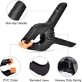thumbnail image 2 of 8 Pcs Photo Background Clamp, 4.5inch/11.5cm Heavy Duty High Strength Coarse Spring Clamp for Backdrop, Reflector, Woodworking and Photography Studio, 2 of 5