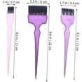 thumbnail image 4 of 4 Sets Hair Brush Sets Beard Purple Tools Beard Dye Brush Hair Tinting Brush Hair Bleach Tools Suite Hair Color Brush Hair Dye Dyeing Applicator Barber Tool Hair Coloring Brushes, 4 of 5