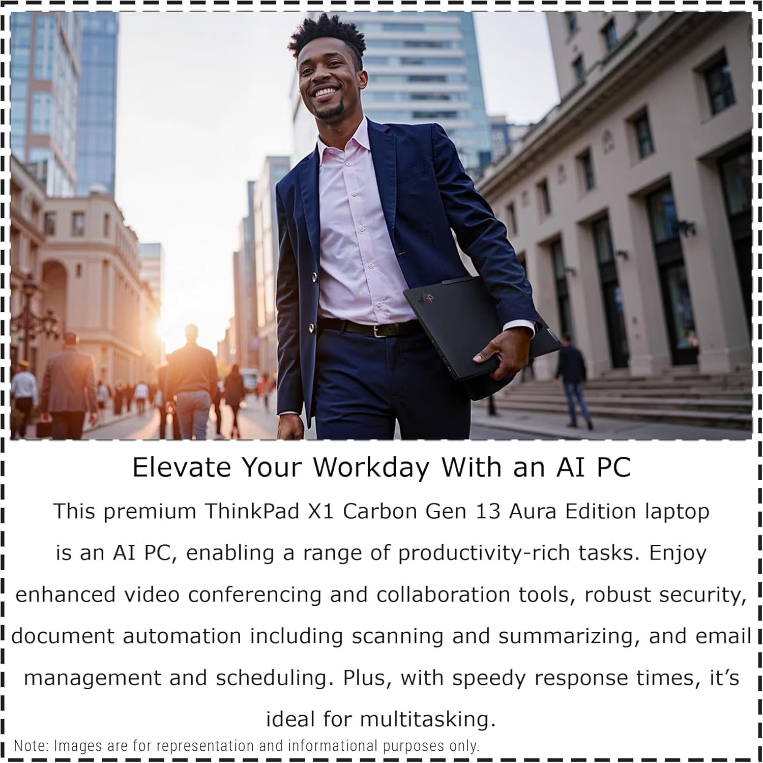 Lenovo ThinkPad X1 Carbon Gen 13 Laptop, Intel Ultra 7-255U, 32 GB LPDDR5x RAM, 1 TB PCIe SSD, 14" WUXGA (1920x1200) Touchscreen, Integrated Intel Graphics, Backlit Keyboard, W11 Pro, Black