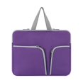 thumbnail image 1 of HLONK Housse d'Ordinateur Imperméable Étui Portable Poche de Transport Protecteur Compartiments Réutilisables Rangement d'Affaires Noir 13 Pouces, 1 of 8