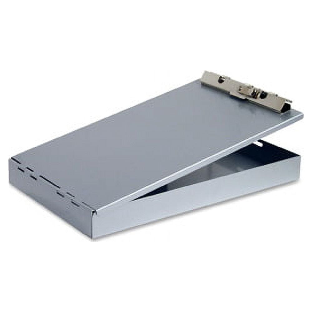 Saunders Recycled Aluminum Redi-Rite Clipboard Top Opening - 6" x 9" - Aluminum - Silver - 1 Each