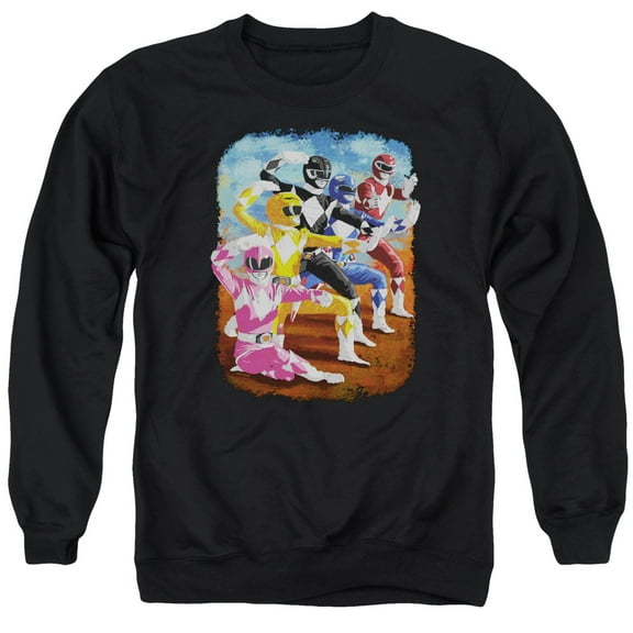 Power Rangers - Impressionist Rangers - Crewneck Sweatshirt - XXX-Large