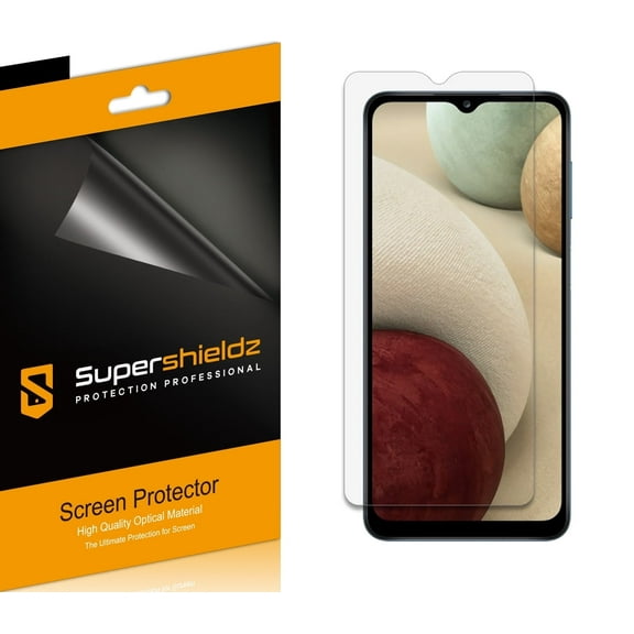 [6-Pack] Supershieldz for Samsung Galaxy A13 LTE / Galaxy A13 5G / Galaxy A12 Screen Protector, Anti-Bubble High Definition (HD) Clear Shield
