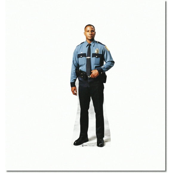CopCardboard - Figurine Taille Réelle d'Un Policier