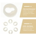 thumbnail image 5 of TEHAUX Round Keyhole White Round for Frame Accessories 50Pcs 1.90X1.90X0.70In, 5 of 8