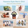 thumbnail image 6 of Bat Male Retro Print Casual Shirts Hawaiian Short-Sleeve Graphic, 6 of 6