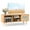 Natural, variant on Costway Modern TV Stand Entertainment Center Media Console with Rattan  Glass Sliding Doors Natural