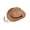 Khaki, variant on Straw Cowboy Hat for Men Women Classic Western Cowgirl Cap with Shapeable Wide Brim Summer Beach Sun Hat with Chin Strap (Khaki)