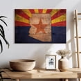 thumbnail image 3 of Elephant Stock State Map Over Arizona Flag Wall Art - Horizontal Canvas Wall Art - Living Room Wall Decor - Flags Canvas - Beige And Brown Decor - 24" x 16", 3 of 8