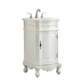 thumbnail image 5 of Elegant Kitchen and Bath 19 inch Single Bathroom vanity in antique white, 5 of 13