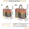 thumbnail image 2 of FORMRS Womens Corduroy Tote Bag Crossbody Shoulder Handbag with Pocket, Striped Boat, 2 of 7