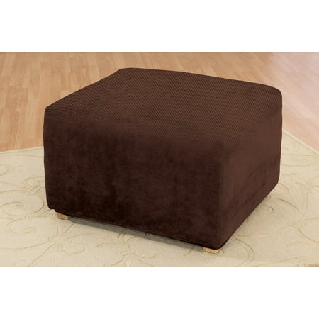 Sure Fit Stretch Pique Ottoman Slipcover