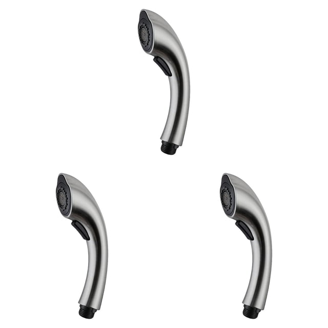 YWIYIUD 3PCS 2 In 1 Double Head Shower Adapter Durable Kitchen Pull Down Faucet Side Spray Durable Sprayer Head Replacement Part for Home Hotel and Restaurant