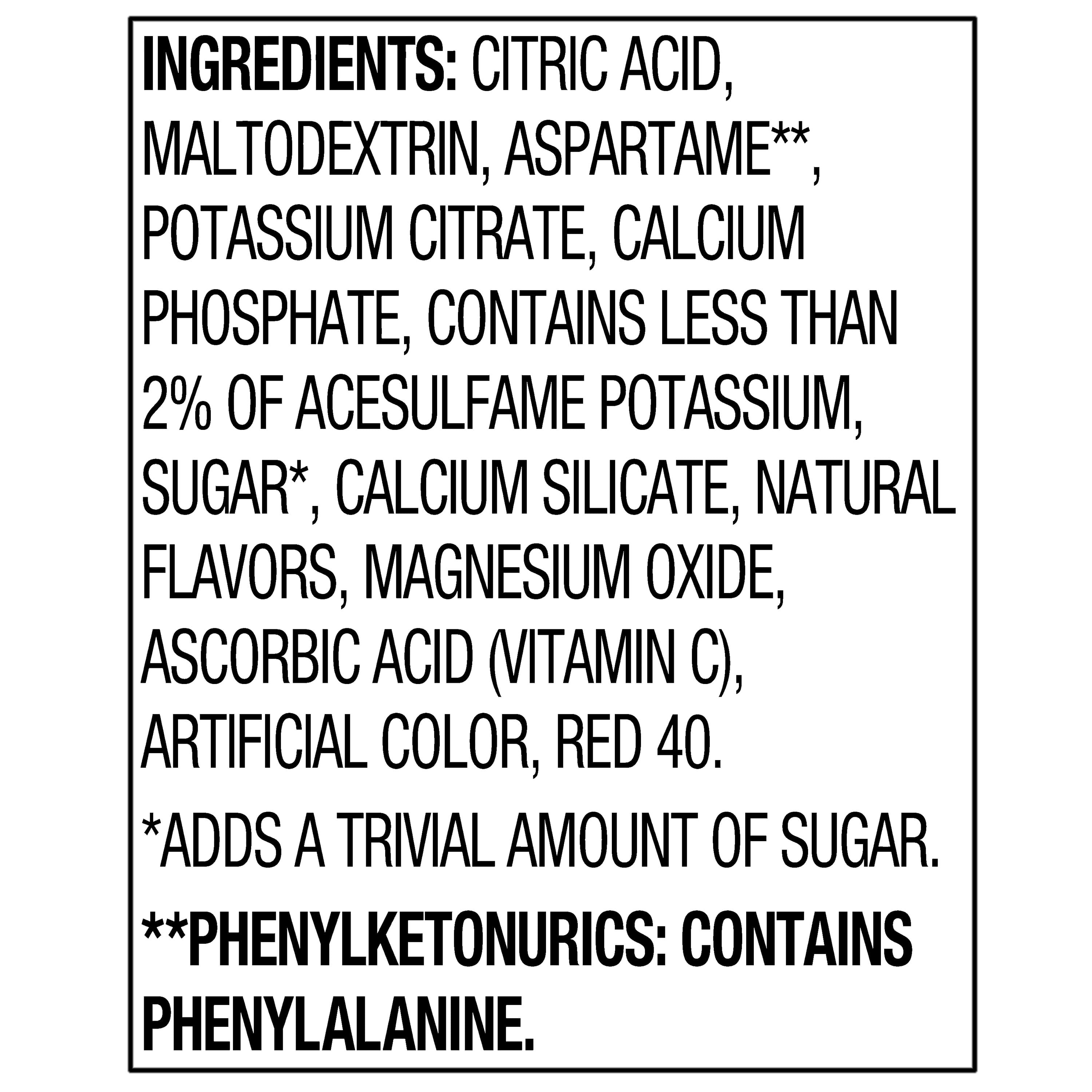 (12 pack) Great Value Sugar-Free Pink Lemonade Drink Mix, 0.14 oz, 10 Count