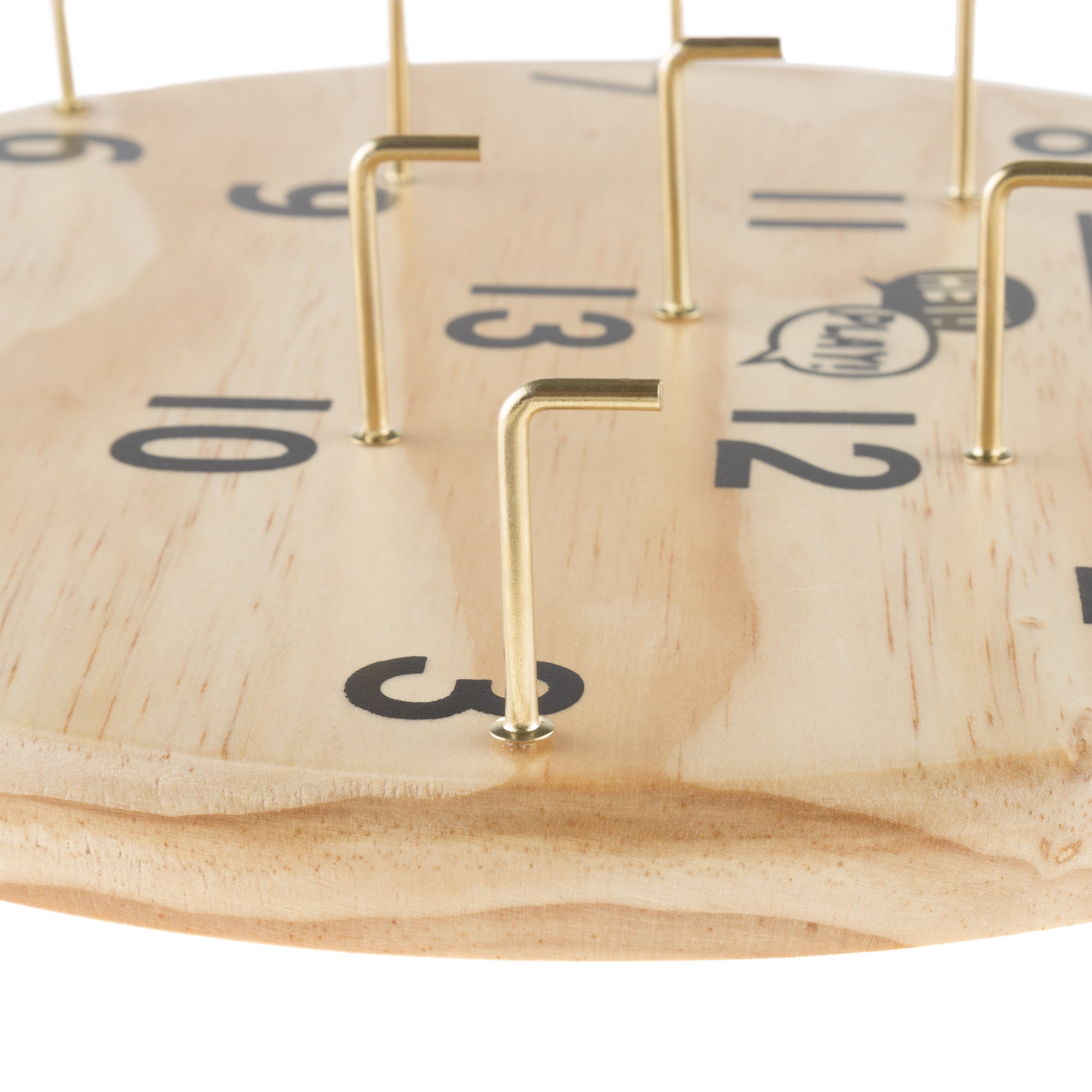 Hook It Ring Toss Game - 24 Rings & Extra Hook For Indoor/Outdoor Family Fun (Safe Dart Alternative)