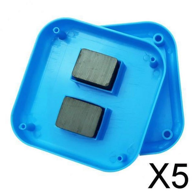 5xAlfiletero Cuadrado Alfiletero Organizador De Agujas De Coser Azul 5 piezas