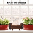 thumbnail image 4 of FRCOLOR  Planter Boxes Outdoor Flower Arrangement Pot Outdoors Flowerpot Coffee, 4 of 8