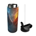 thumbnail image 2 of Pofeuu Red And Blue Fire Dragon E Print 18oz Sports Insulated Kettle, Sports Bottle Water Bottles For Men Women For Gym Hiking Camping Running Mountain Bike Outdoor Sports, 2 of 8