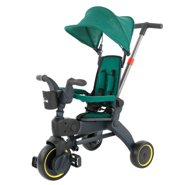 Triciclo Tipo Carriola Gaon Plegable Portatil Reclinable 4 en 1