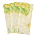thumbnail image 2 of Yellow Lotus Garden Kitchen Towels Set of 4 Tea Towels for Kitchen Decorative Waffle Dishcloths 28x18in, 2 of 7