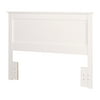 South Shore Breakwater Full / Queen Panel Headboard in White