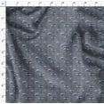 thumbnail image 4 of Soimoi Moss Georgette Fabric Stripes & Whale Fish Ocean Print Fabric by Yard 42 Inch Wide, 4 of 5