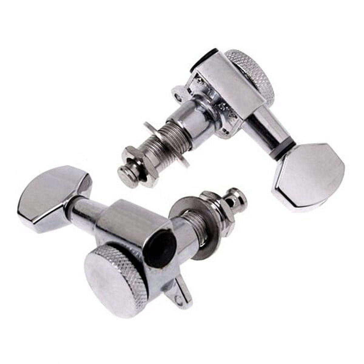 OUNONA Tuner Tuning Spindle Head Steel String Guitar Machine Heads Silver